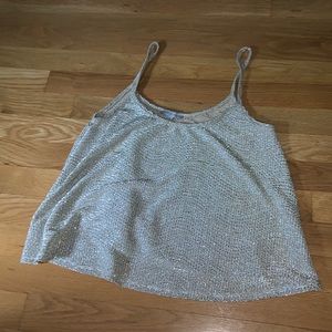 Sparkly gold tank
